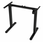 Elektrický rám stola s nastavením výšky 72–118 cm, doska do 160 cm, čierny, ModernHome